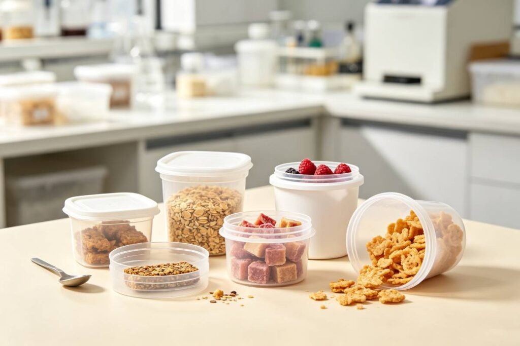 Custom Food-Grade Plastic Packaging Bottles Safe Solutions for Snack Brands