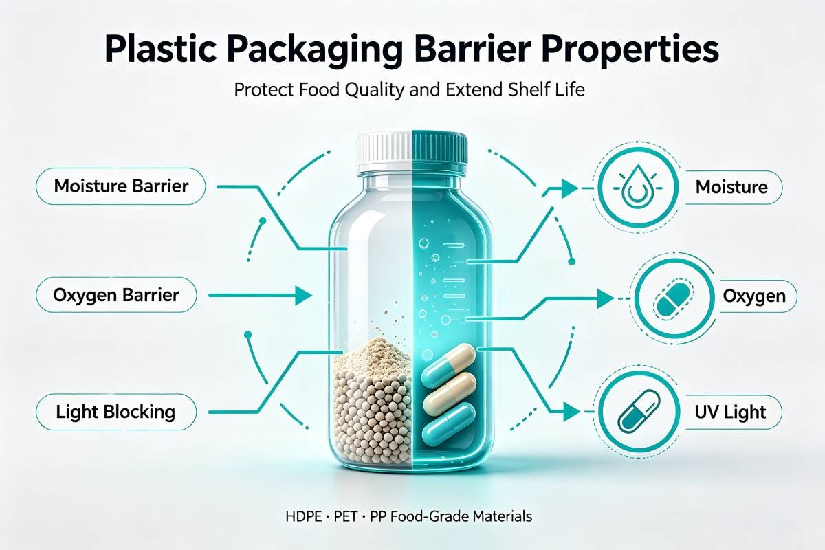 Why Plastic Packaging Barrier Properties Matter for Food and Supplement Shelf Life