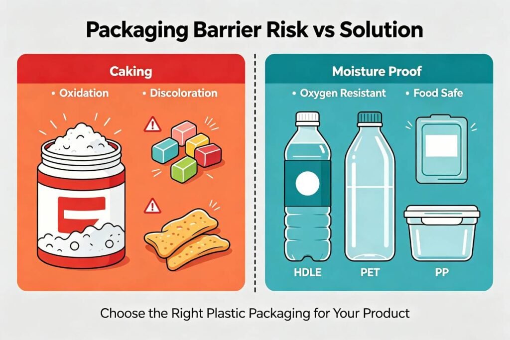 Packaging Barrier    Risk VS Solution r for Food & Supplement Shelf Life