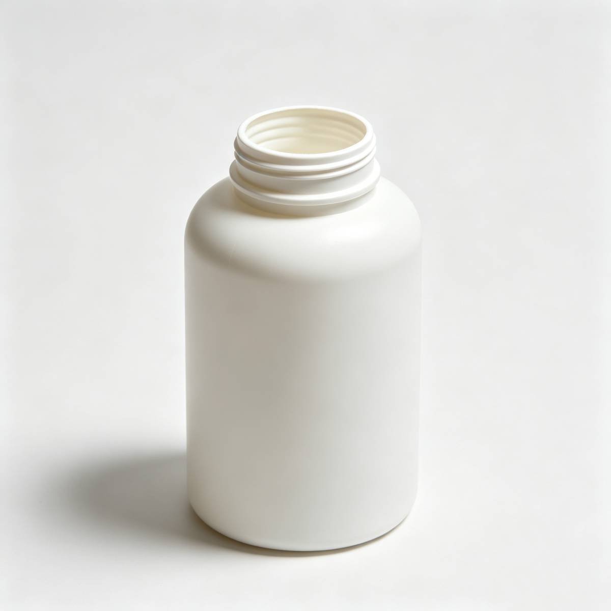 17oz / 500ml HDPE Plastic Jar For Protein Powder and Dietary Supplements