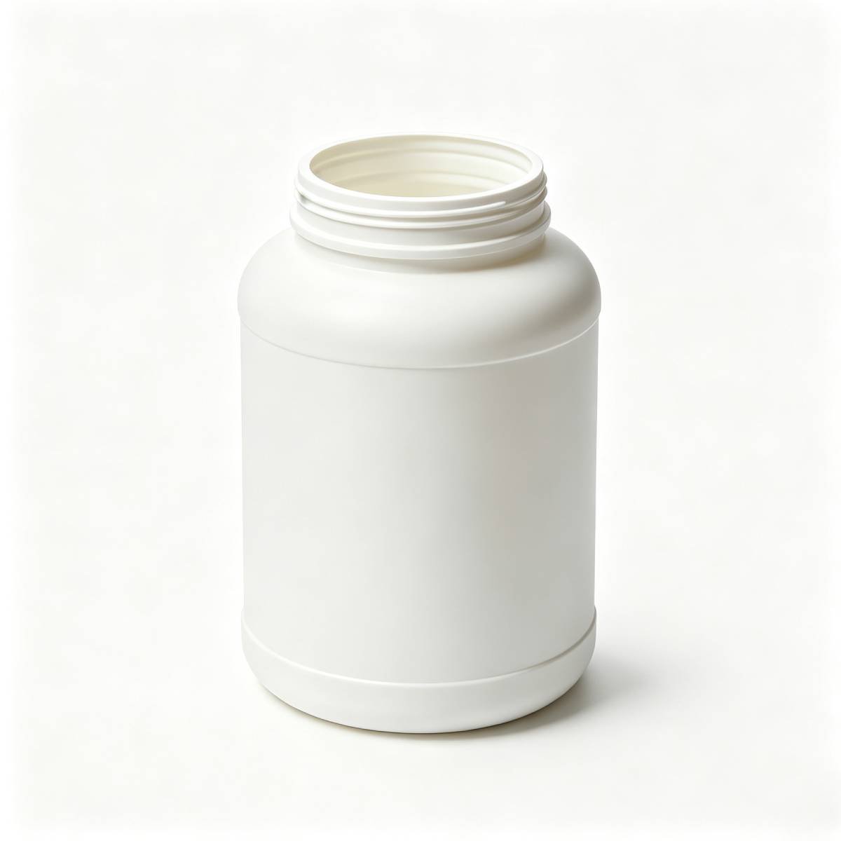 36oz / 1050ml HDPE Plastic Jar For Protein Powder and Dietary Supplements