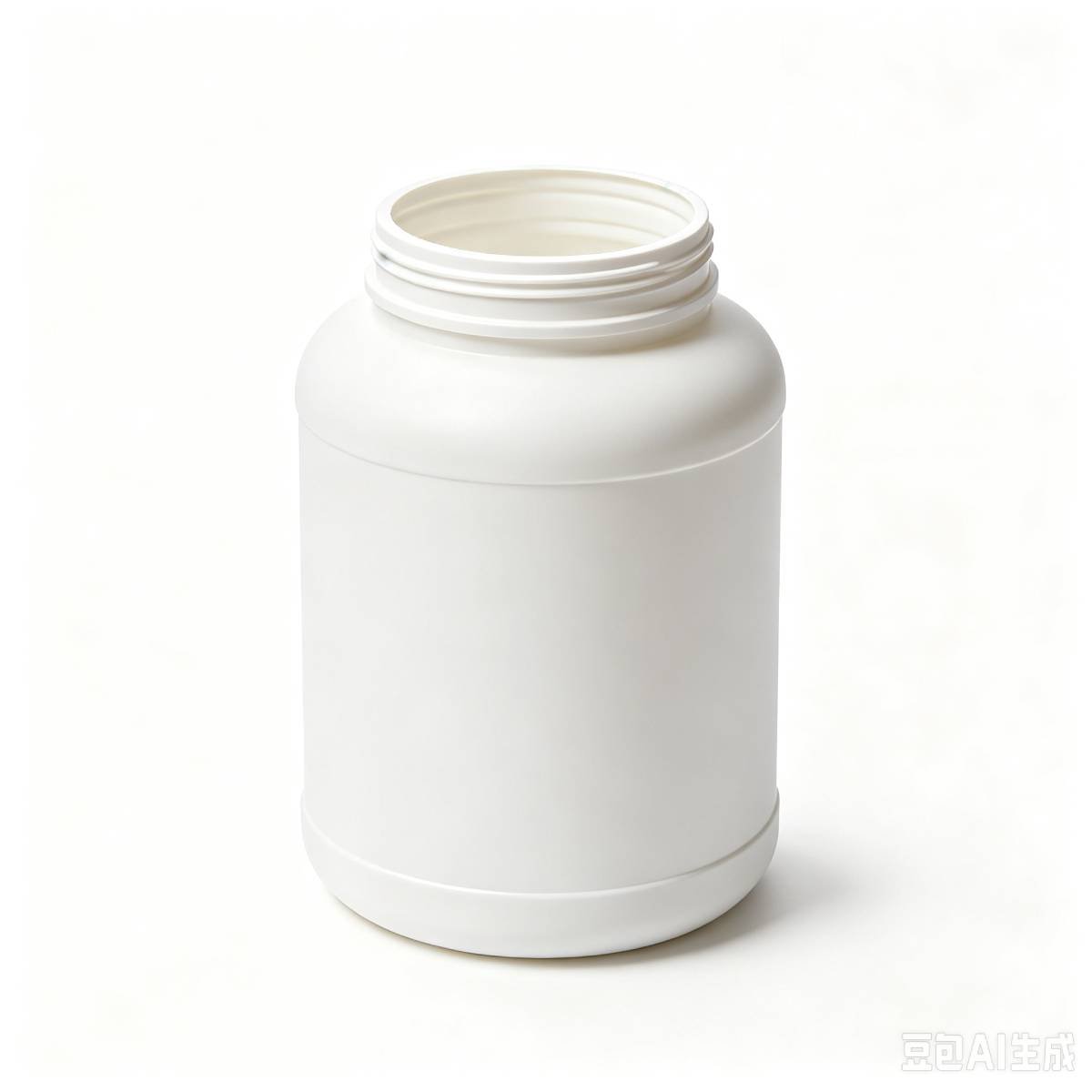 45oz / 1320ml HDPE Plastic Jar For Protein Powder and Dietary Supplements