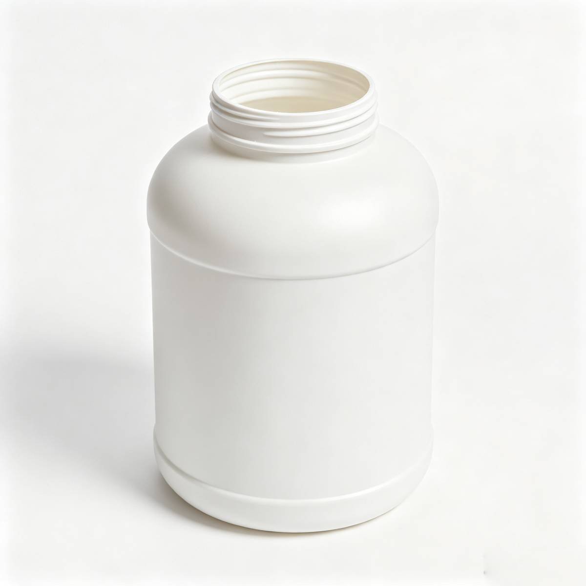 68oz / 2000ml HDPE Plastic Jar For Protein Powder & Dietary Supplements