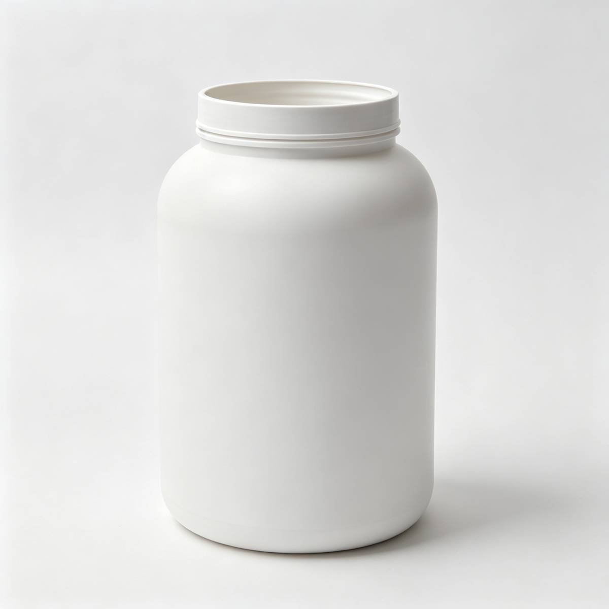 1.05Gallon 135OZ / 4000ml HDPE Plastic Jar For Protein Powder Milk Powder and Dry Powder Goods