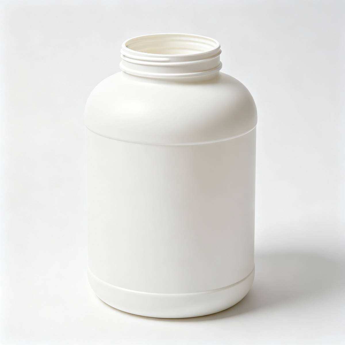 2 Gallon 256OZ / 7570ml HDPE Plastic Jar For Protein Powder Milk Powder and Dry Powder Goods