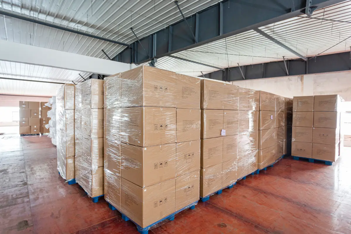 Factory finished goods warehouse