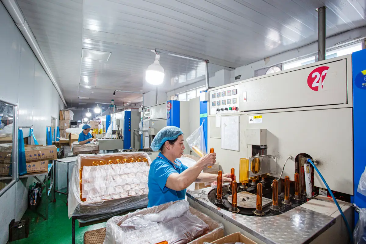 Workshop bottle blowing production line