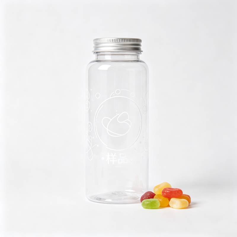 Food Grade Gummy & Snack Plastic Containers Wide Mouth Airtight Storage Jars