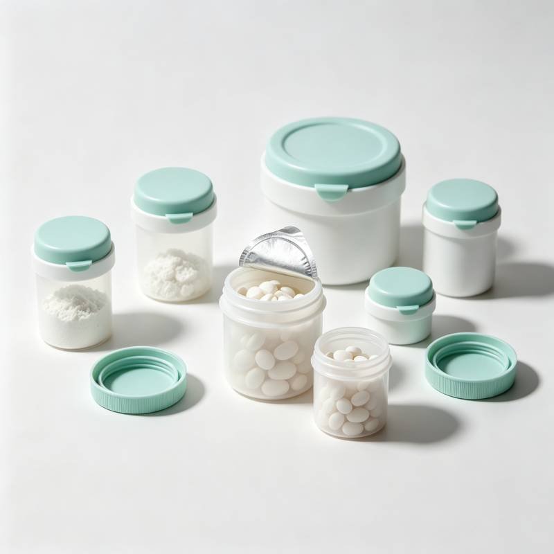 Food grade mini plastic containers with flip lid