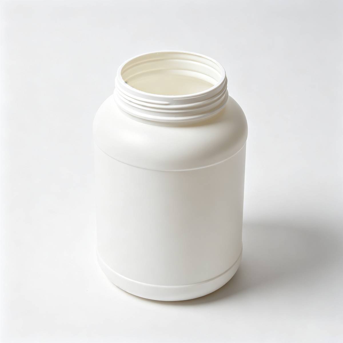 47oz / 1380ml HDPE Plastic Jar For Protein Powder & Dietary Supplements