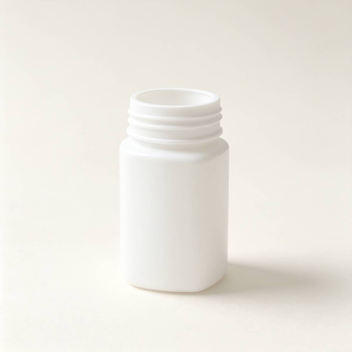 2.5OZ / 75ml HDPE Plastic Jar For Capsules Pills and Tablets