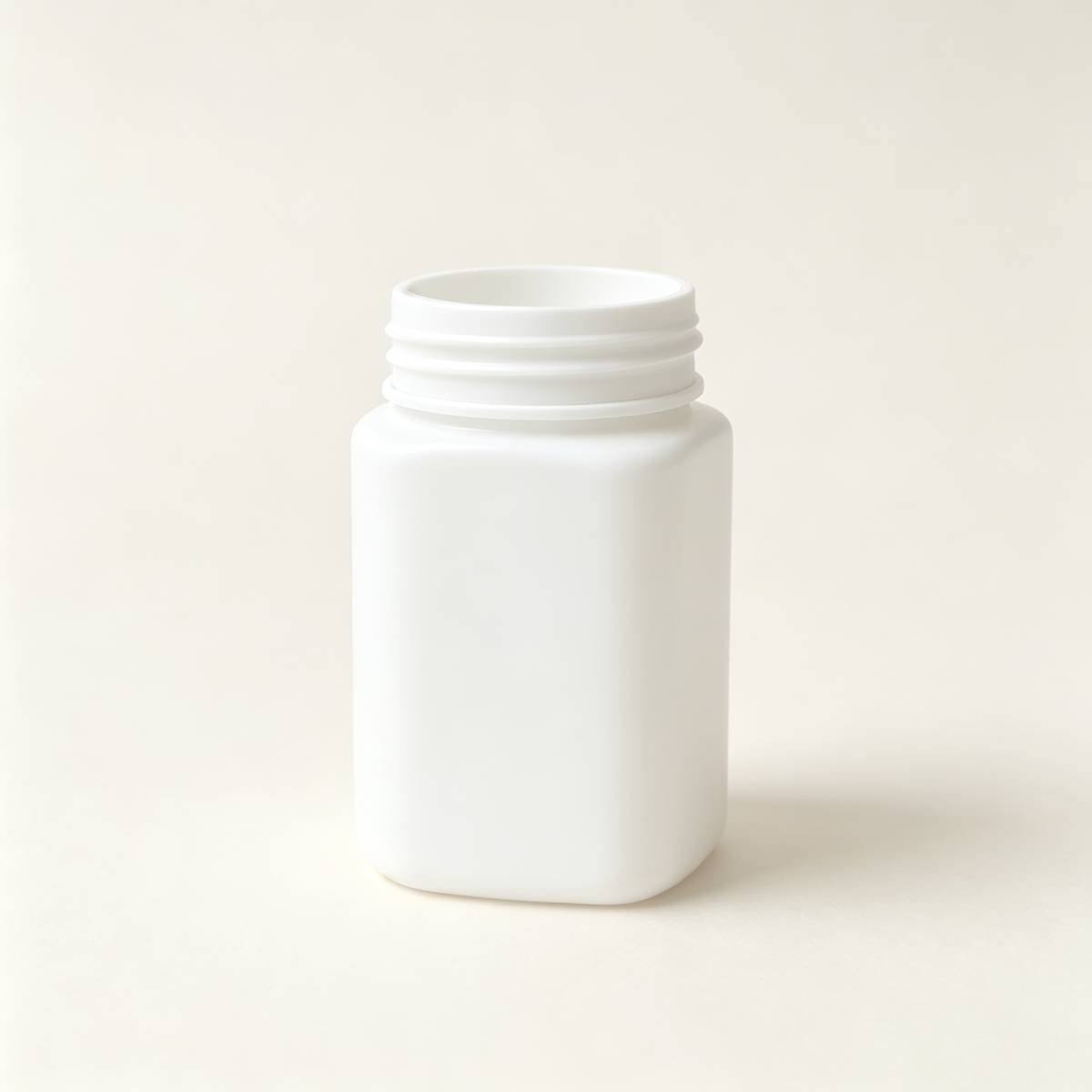 3OZ / 90ml HDPE Plastic Jar For Capsules Pills and Tablets