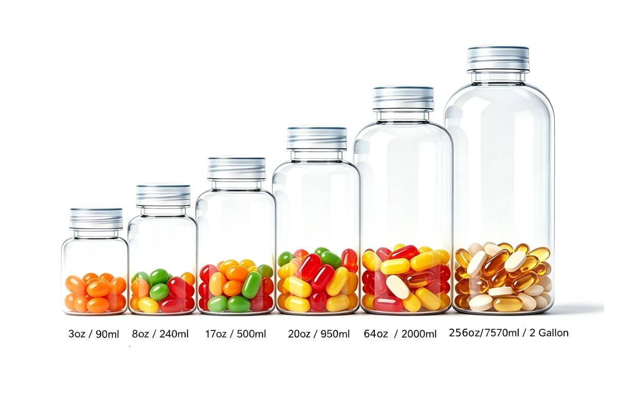 Why Graduated Oz and ML Sizing PET Bottles Are Ideal for Vitamin and Gummy Packaging