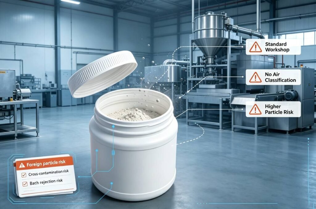 Why 100,000‑Class GMP Clean Workshop Matters For Food‑Grade Plastic Jars