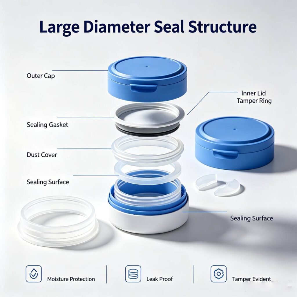 Large Diameter Seal Structure