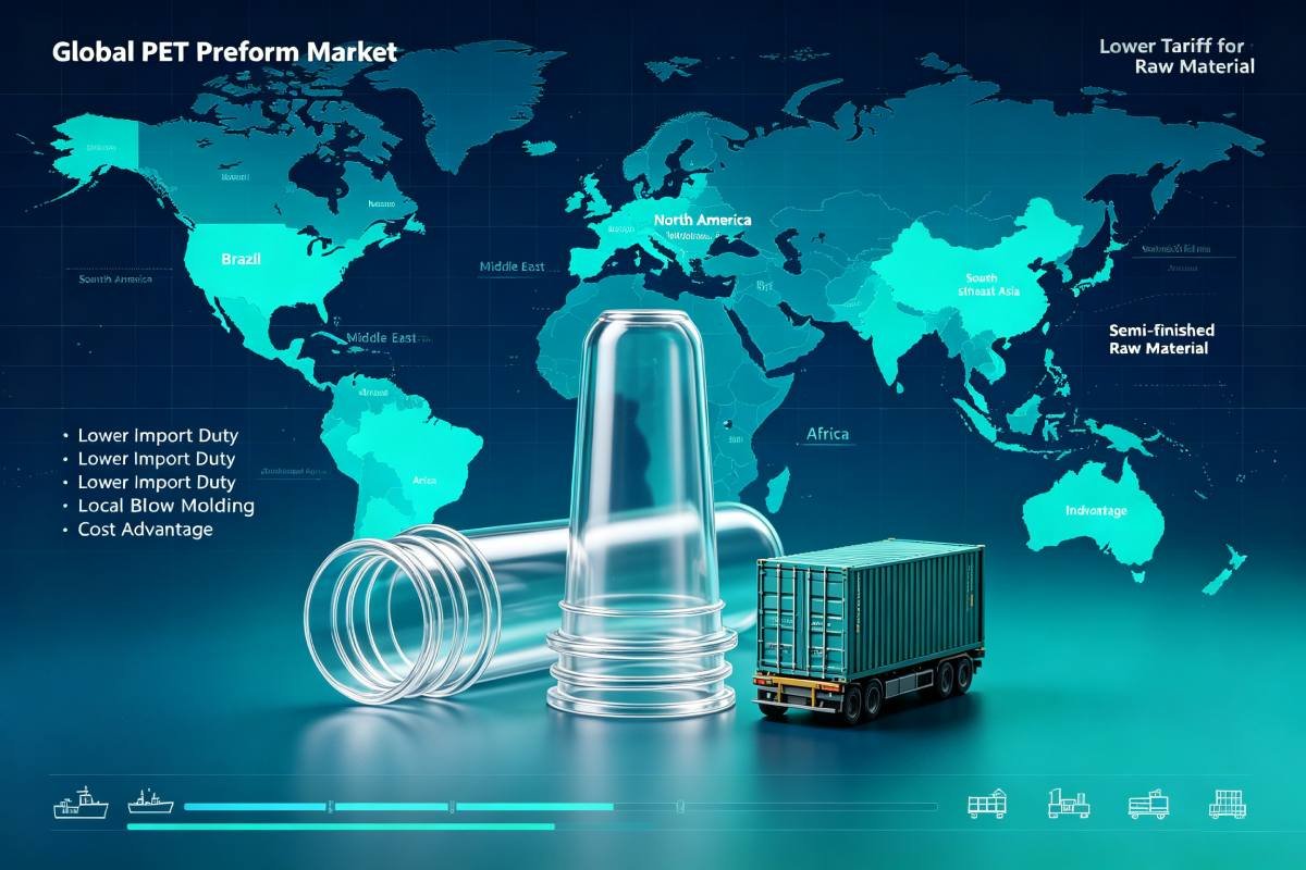 PET Preform: Benefits, Global Market and Logistics Cost Saving