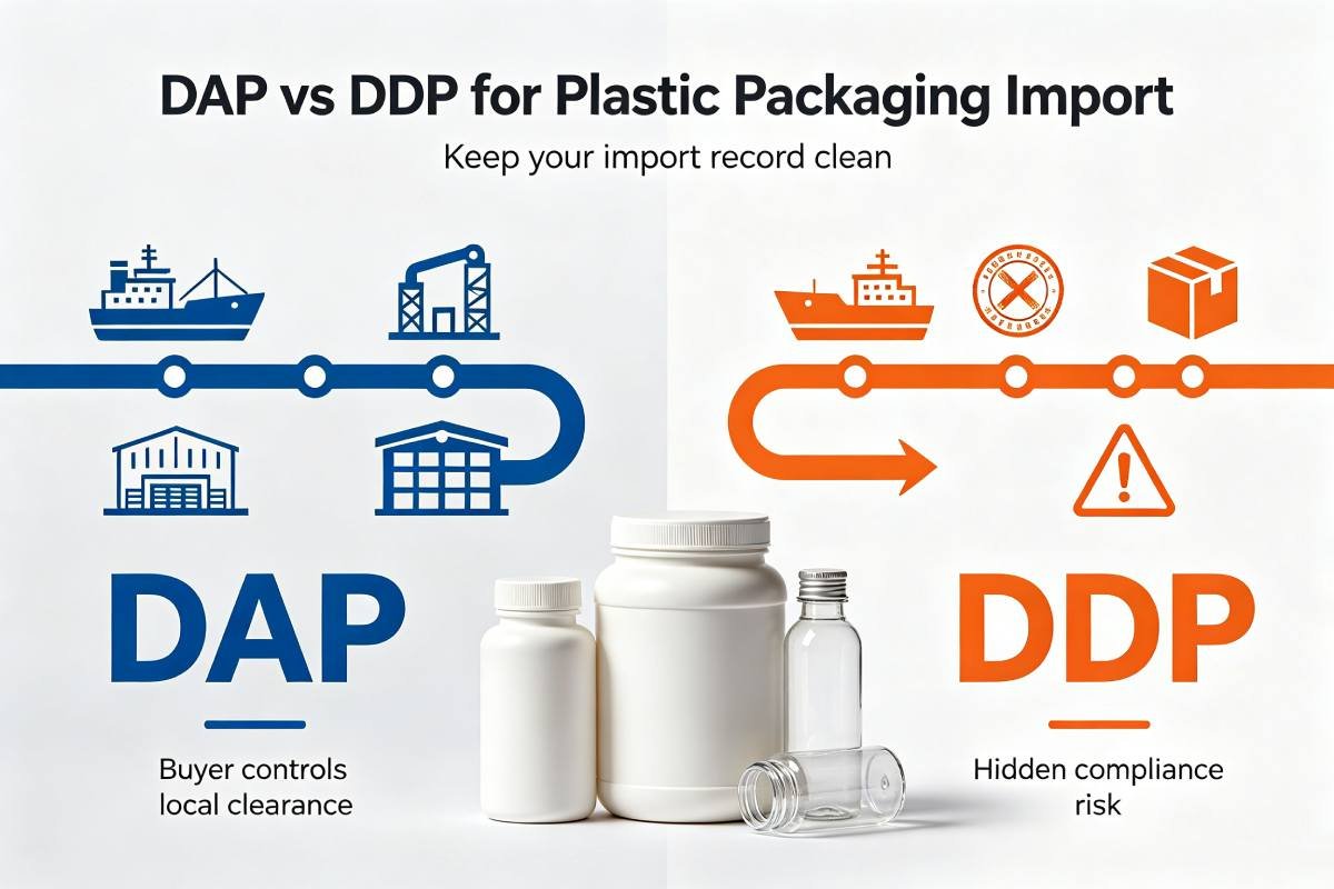 DAP vs DDP for Plastic Food Bottle | Hidden Risks Importers Should Know
