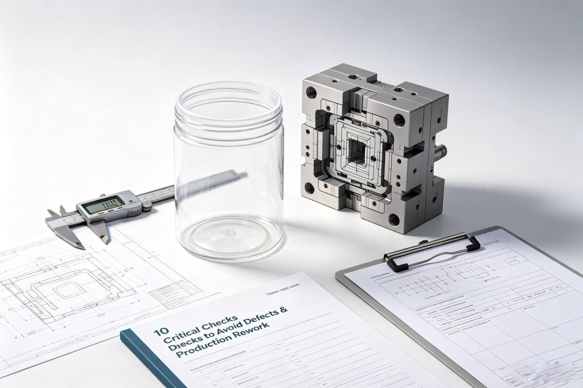 Custom Plastic Jar Mold Development Checklist: 10 Critical Checks to Avoid Defects & Production Rework