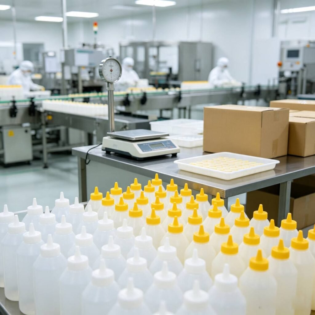 Factory inspected food grade condiment squeeze bottles, bulk wholesale plastic sauce packaging bottles