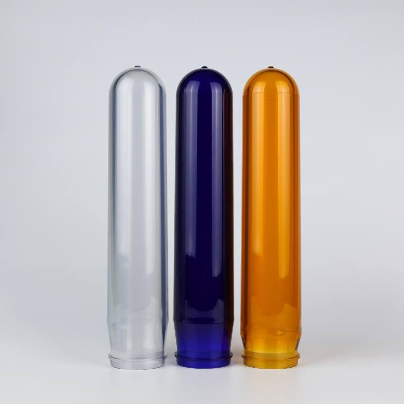All weight series 72mm thread neck PET preforms 685g-1130g display